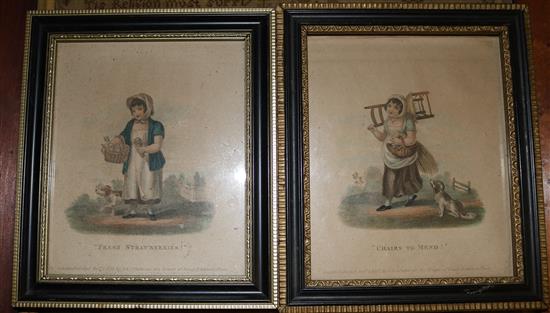 6 childrens framed London prints